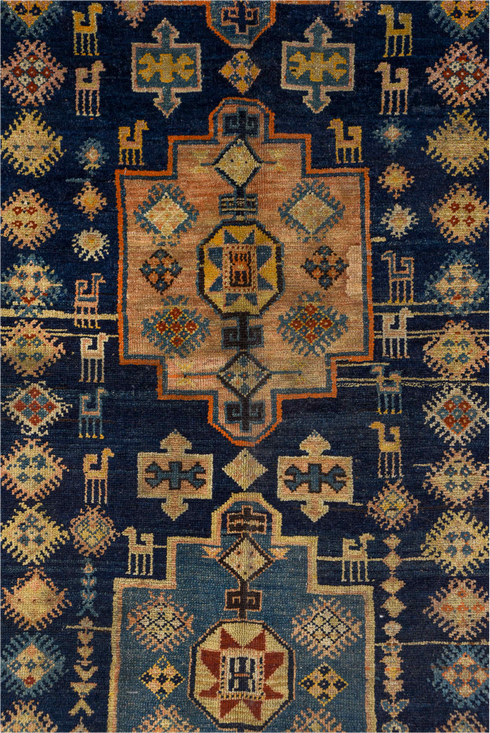 Antique Hamadan Runner Rug (4' x 10')